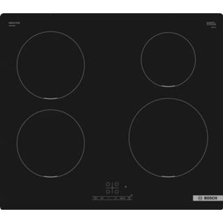 👉 Kookplaat zwart active Bosch Serie 4 PUE611BB5D Inbouw 59,2 cm Zone inductiekookplaat zones 4242005286089