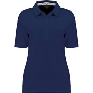 👉 Polo shirt XL active vrouwen blauw Bloomings Korte Mouw Donkerblauw - Dames 8720875023417