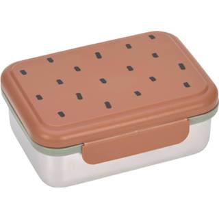 👉 Lunchbox RVS active Lässig Happy Prints - Caramel 4066239101167