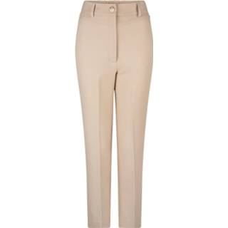👉 Pantalon s vrouwen beige met persvouwen | Sara