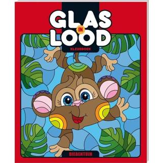 👉 Kleurboek active Glas-in-lood - Dierentuin 9789464324723