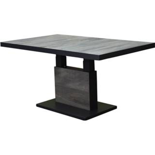 👉 Antraciet aluminium active Vegas lounge-diningtafel 140x85xH51-74 cm in hoogte verstelbaar ceramic 659424246152