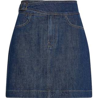 👉 Spijkerrok vrouwen denim met deelnaad