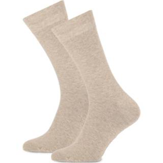 👉 Herensok katoen beige mannen Klassieke herensokken van 2-pack 8719534207435