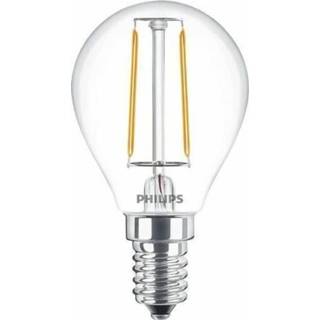 👉 Kogellamp wit active Philips CLA E14 LED 2-25W 827 Warm 8718696574133