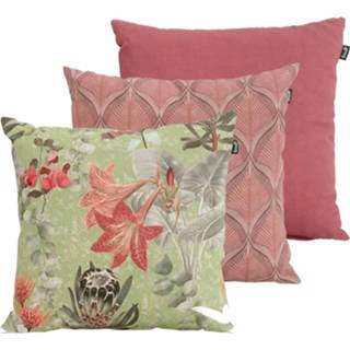 👉 Cyclamen Sierkussenset Ruby