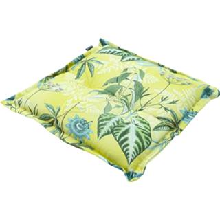 👉 Hockerkussen pastel geel 50x50cm Mauel yellow 8713229294335