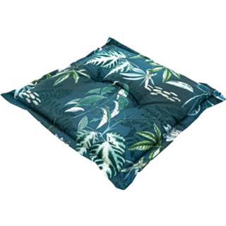 👉 Hockerkussen blauw 50x50cm Mauel blue 8713229295172