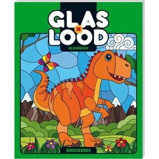 👉 Kleurboek active Glas-in-lood - Dinosaurus 9789464324716