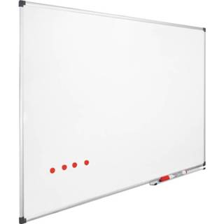 👉 White board staal wit Whiteboard 100x100 cm - Magnetisch 5601570625416