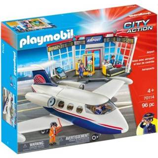 👉 Vliegtuig 70114 Playmobil Vliegveld met 4008789701145