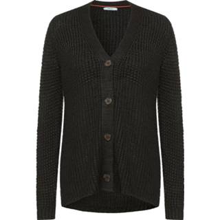 👉 Vest s vrouwen groen Gebreid met knopen 4063041941356