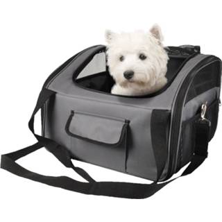 👉 Autostoel grijs active voor honden Ida 44x34x32 cm.