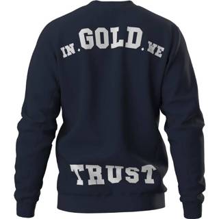 👉 Sweater jongens marine kinderen goud In Gold We Trust Kids The Slim 2.0 casual