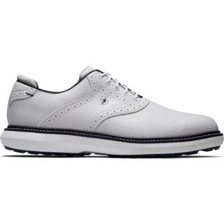 👉 Golf schoen enen wit vrouwen Footjoy Traditions Spikeless golfschoenen d+h