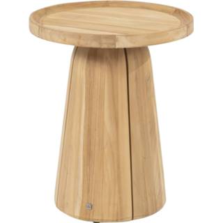 👉 Bijzettafel teak teakhout active Pablo 45 cm rond H55 8720087012810