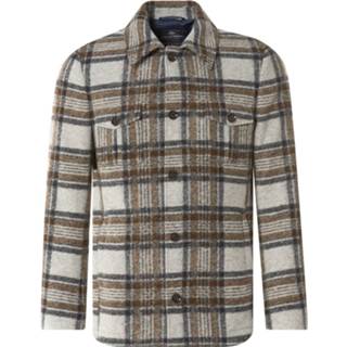 👉 Over shirt bruin grote ruit Campbell Classic Hamsey Overshirt 8719625379584