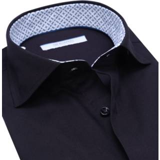 👉 Herenoverhemd LM l|m|s|xl|xxl zwart mannen The BLUEPRINT Premium Casual Heren Overhemd 8719625434795