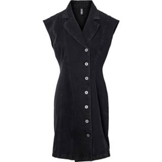 👉 Jurk m vrouwen black denim | pcamaleah 5715311621299