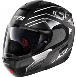 👉 Helm zwart s active Nolan N90-3 Comeback 43 Flat Black Modular Helmet 8030635742480