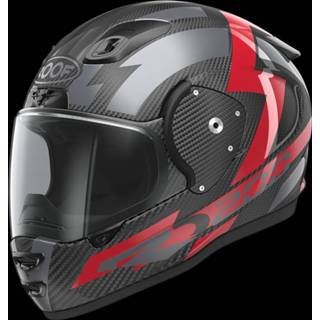 👉 Integraalhelm rood carbon m active ROOF RO200 Suzuka Metal