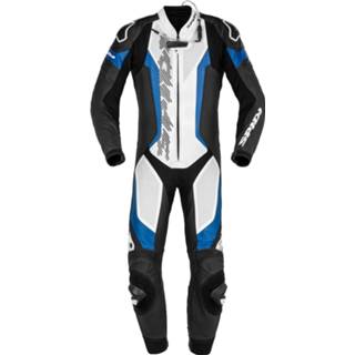 👉 Zwart blauw active Spidi Laser Pro Perforated Black Blue 1 Piece Racing Suit 48 8030161359039
