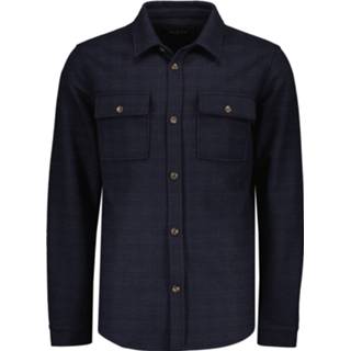 👉 Over shirt wol active mannen Duetz 1857 Overshirt Look Navy - Heren 8720654186272