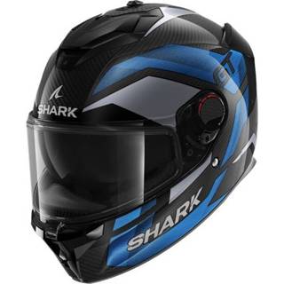 👉 Integraalhelm blauw carbon s active Shark Spartan GT Pro Ritmo Chrom DBU 3664836627434