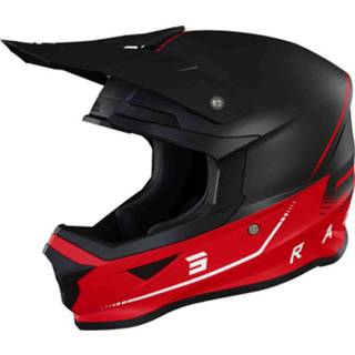 👉 Zwart rood s active SHOT Furious Raw 3.0 Mat Crosshelm 3701030107482