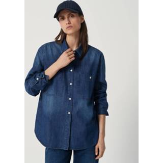 👉 Active vrouwen blauw Someday Zlosa Spijkerblouse Clean Blue Wash - Dames 4059117355219