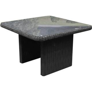 Antraciet active Bilbao premium lounge-diningtafel 110x110xH70 cm 659424230199