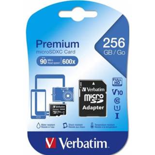 👉 Verbatim Premium U1 MicroSDXC 256 GB - Class 10 23942440871
