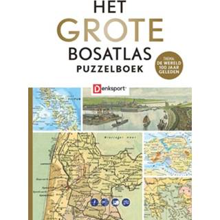 👉 Puzzelboek Denksport - Het Grote Bosatlas 100 jaar geleden 9789493247895