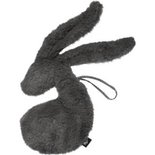 👉 Speendoekje grijs active Mies&Co Snuggle Bunny - 28 cm. Soft Grey 7434003490484