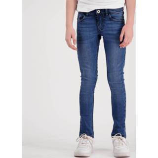👉 Skinnyjeans vrouwen Mid Blue Wash Skinny Jeans Amia basic 8720386584940