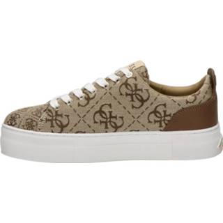 👉 Lage sneakers leer vrouwen beige Guess Gia 8720251663343 872025166333