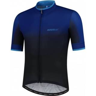 👉 Wielershirt zwart blauw XL active Rogelli Korte Mouw Horizon Zwart/Blauw 8717849083089