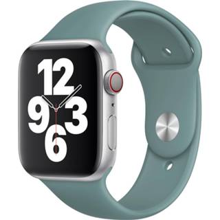 👉 Sportband druksluiting groen sport band Apple Watch 42mm / 44mm 45mm 49mm Cactus 190199565883