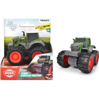 👉 Dickie Toys Tractor Fendt Met Frictie 9 Cm 4006333080562