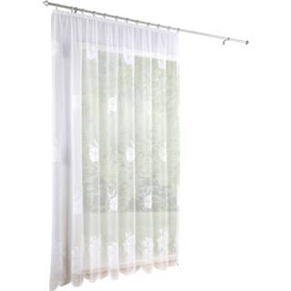 👉 Wit polyester Siergordijn Mina Webschatz 4055707509246