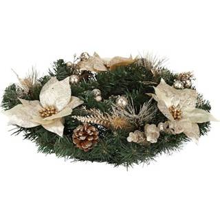 👉 Dennenkrans Poinsettia IGEA Champagne