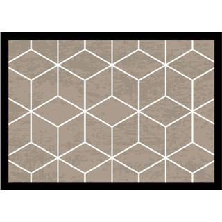 👉 Deurmat beige Geometrisch - 50x70 cm 8720704603520