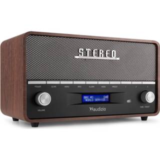 👉 Draagbare radio blauw Audizio Corno retro DAB+ met Bluetooth - Stereo 8715693335880