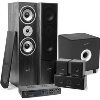👉 Versterker blauw Fenton home cinema set 5.1 - AV550BT met Bluetooth, 8720105710766
