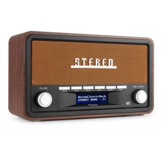 👉 Draagbare radio blauw Retourdeal - Audizio Foggia retro DAB+ met Bluetooth Stereo 8715693335934