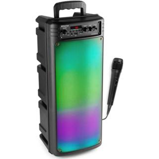 👉 Karaoke luidspreker blauw box met microfoon - Fenton BoomBox300 set 8720105710995