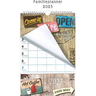 👉 Familieplanner 2023 - week begint op Zondag- Come in 8715311127484