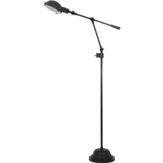 👉 Staande lamp zwart messing Royce