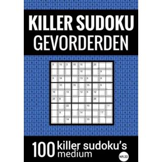 👉 Puzzelboek medium KILLER SUDOKU - NR.22 met 100 Puzzels voor Gevorderden 9789464656947