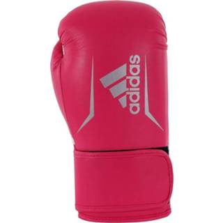 👉 Kickbokshandschoen roze zilver Adidas Speed 100 (Kick)Bokshandschoenen Roze/Zilver 3662513325086